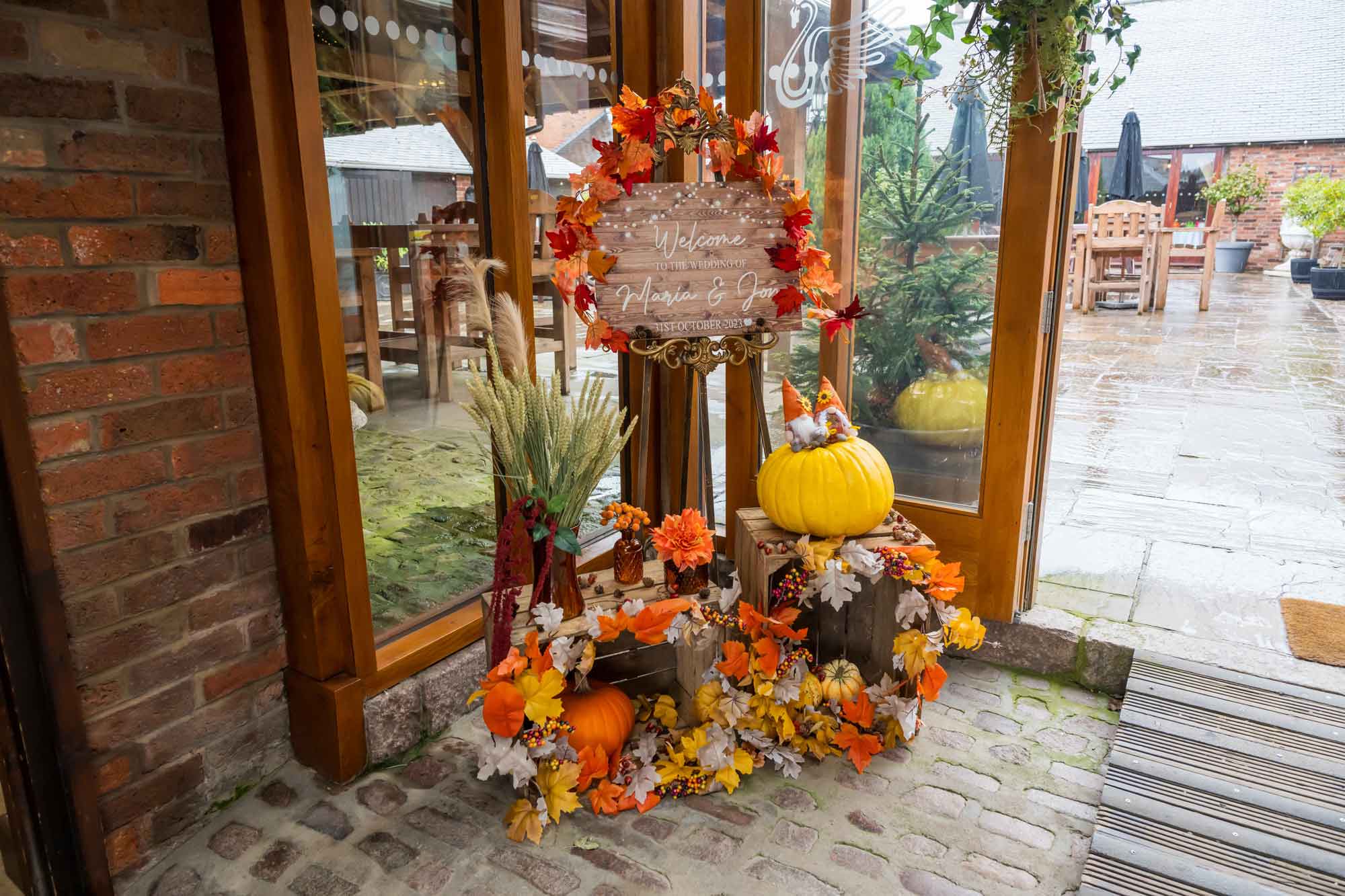 A Halloween wedding at Swancar Farm Country House